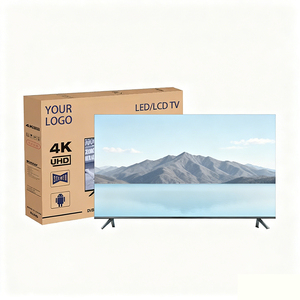 Smart <span class=keywords><strong>TV</strong></span> LED Android 4K da 32-65 Pollici con Interfaccia, Rapporto d'Aspetto 16:9, Cabinet Nero per Hotel - Product Image 1