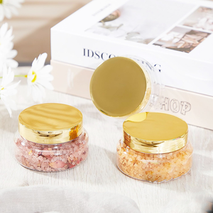 Custom PET Clear Cosmetic <b>Jars</b> <b>Empty</b> Plastic Containers with Screw Top Lids for Eye Cream and Skincare Packaging - Product Image 2