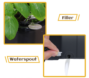 Sistema de Cultivo Interior de 4.6L con Luz LED de Cultivo, Sistema de Riego Automático, Jardinera de Suelo, Kit Completo para Cultivo de Hierbas - Product Image 6
