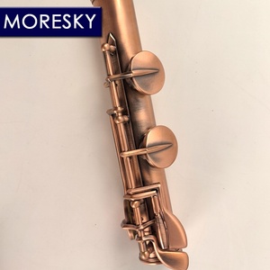 Flûte alto MORESKY 16 trous, clés G, laiton rétro avec deux embouchures - Product Image 6