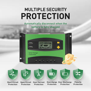 SolarSwift LCD 디스플레이 10A-60A 12V-24V USB 스마트 배터리 조절기 PWM 태양광 충전 컨트롤러 3120W - Product Image 5