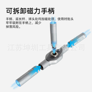 Ratchet <b>Screwdriver</b> <b>Set</b> 24 In 1 Manual Aluminum Alloy Handle Magnetic Tip For Precision Repair And Assembly Tasks - Product Image 5