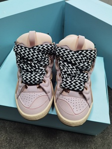 Zapatos Deportivos de Alta Gama para Hombre, Diseño de Lujo, Color Rosa, Gamuza, con Cordones, Estilo High Top, para Correr - Product Image 5