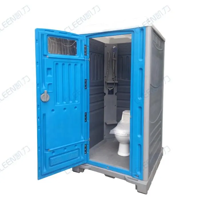 Banheiro portátil multifuncional, banheiro portátil para acampamento, baixo custo com vaso sanitário
