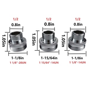 Adaptador de conversión para brazo de ducha de bola de estilo clásico a conexión estándar de 1/2'' - Product Image 2
