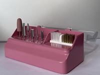 Brocas para uñas de carburo de barril largo, fresas de carburo de tungsteno para puntas de uñas acrílicas, corte cruzado, mano izquierda derecha, uso rápido