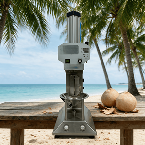 Machine à décortiquer les noix de coco, commerciale, mobile, professionnelle, haute vitesse, pour noix de coco vertes - Product Image 1