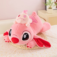 Boneka Stitch Ukuran Besar Gaya Pesta, Boneka Stitch Emas Kecil, Mainan Boneka Stitch, Bantal, Hadiah Bayi Antarbintang
