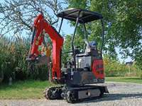 Livraison gratuite, mini-excavatrice de 1,5 tonne, moteur EPA, machine d'excavation puissante, fiable, durable, excavatrice compacte sur chenilles