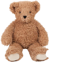 Boneka Beruang Cokelat Super Lembut Nyaman Bahan Plush Unisex 0-24 Bulan Hadiah Romantis