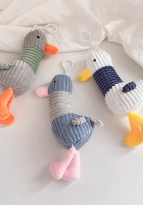 La migliore vendita di peluche anatra cigolante giocattolo per animali domestici carino a forma di anatra materiale in cotone resistente cane gatto noia Buster cucciolo di formazione per dentizione - Product Image 4
