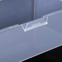 Design imprimé personnalisé boîte de rangement d'emballage en plastique de haute qualité, étui de téléphone portable transparent et de luxe