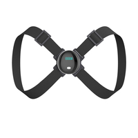 Correcteur de posture intelligent portable à écran LCD, ceinture de soutien électrique pour le haut du dos avec rappel par vibration, CE/ISO