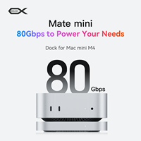 Station d'accueil Beelink Mate Mini Thunderbolt 5 |   80 Gbps |   Aluminium et ABS |   Mini ordinateur d'extension pour le bureau et le travail