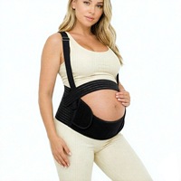 Nouvelle ceinture de soutien de grossesse pour femmes enceintes, bande de maintien abdominale légère en maille avec bretelles réglables