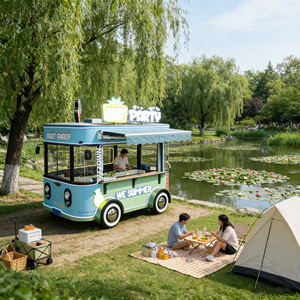 Hot Selling Mobile Food Truck Custom Concession Trailer With Full Kitchen For Coffee Burger <b>BBQ</b> Street Vending Business - Product Image 1