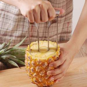 Manufacturers wholesale stainless steel simple <b>kitchen</b> fruit <b>tools</b> pineapple peeler and Corer slicer - Product Image 4