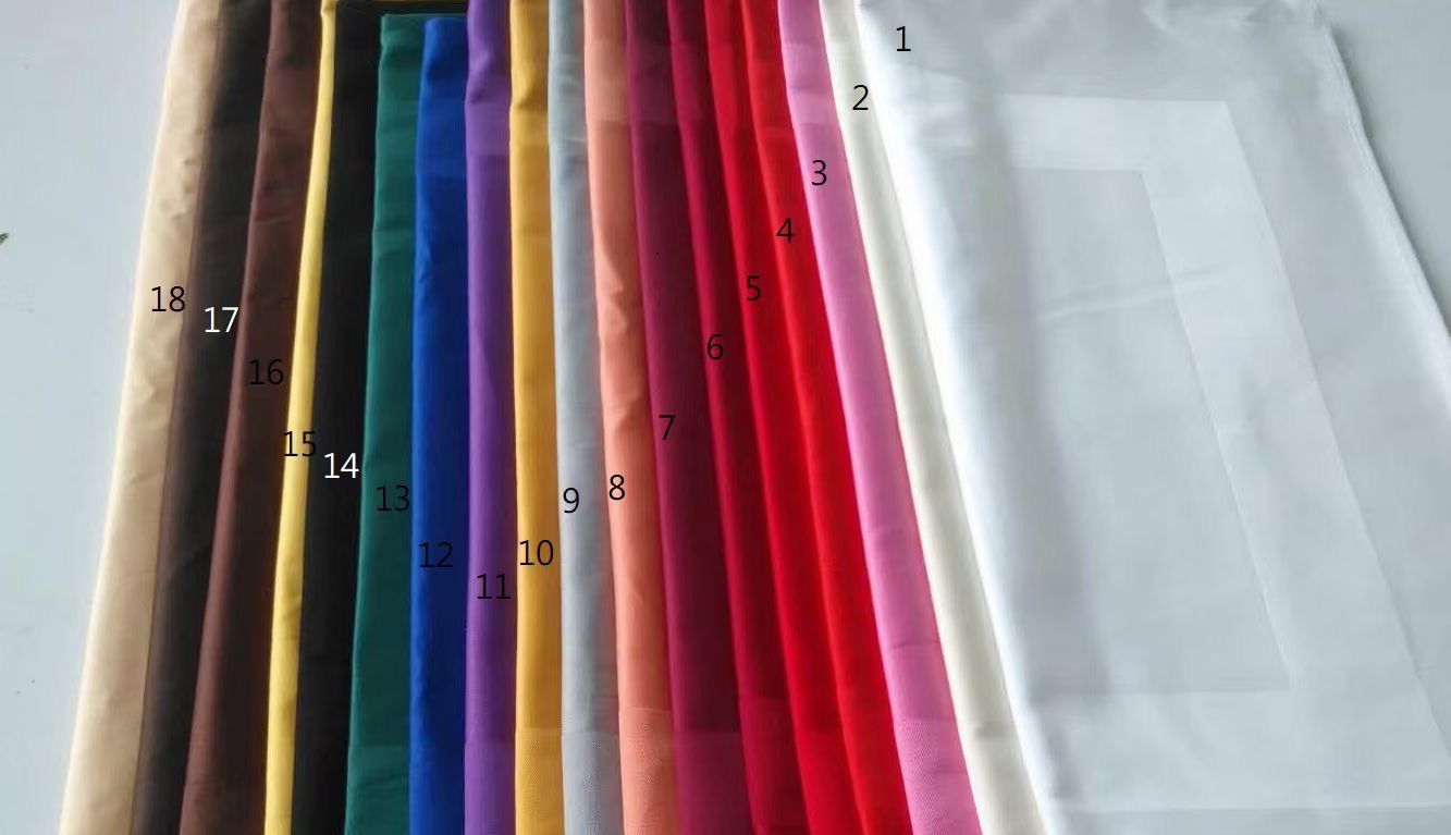 Colores de stock de algodón (se pueden personalizar)