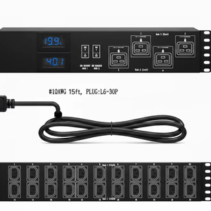 C13 C19เมตรประเภท30A 1U ข้อมูลอัจฉริยะศูนย์ข้อมูล PDU หน่วยการกระจายพลังงานแบบไม่มีหน่วยกระจายพลังงานหมายเลข - Product Image 4