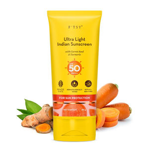 Crème solaire coréenne pour soins <span class=keywords><strong>de</strong></span> la peau Crème solaire légère au curcuma et à la carotte Crème solaire organique à l'<span class=keywords><strong>oxyde</strong></span> <span class=keywords><strong>de</strong></span> <span class=keywords><strong>zinc</strong></span> <span class=keywords><strong>non</strong></span> <span class=keywords><strong>nano</strong></span> avec vitamine C - Product Image 1