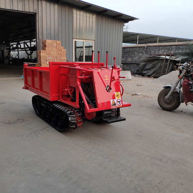 China agriculture crawler carrier transporter 1 ton dumper truck