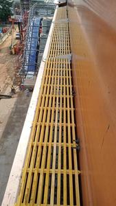 Grille de Pultrusion Composite d'<span class=keywords><strong>extérieur</strong></span> haute résistance, grille de plancher en fibre de verre, grille pultrudée en FRP - Product Image 6