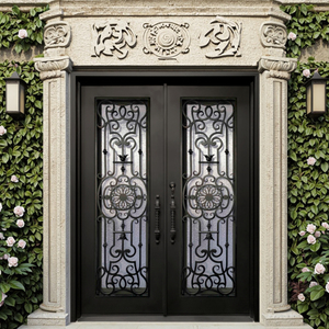 Puerta Doble de Hierro Forjado Personalizada para Entrada de Acero, una Puerta de Seguridad Metálica que Ofrece Protección Óptima y Elegancia - Product Image 2
