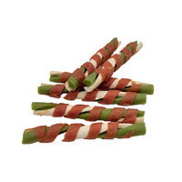 Friandises dentaires pour chiens riches en protéines, enveloppées de viande, sans céréales, saveur menthe, pour le soin des articulations