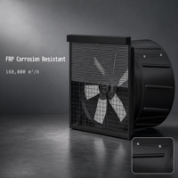 Ventilateur d'extraction en PRV résistant à la corrosion avec 6 pales en alliage et moteur BLDC pour bâtiments d'élevage