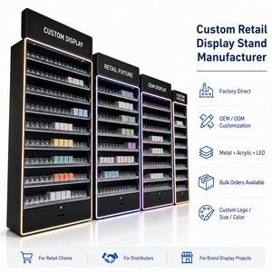 Espositore Personalizzato OEM per Tabaccherie, Produttore di Espositori in Metallo con LED per Catene di Negozi al Dettaglio - Product Image 1