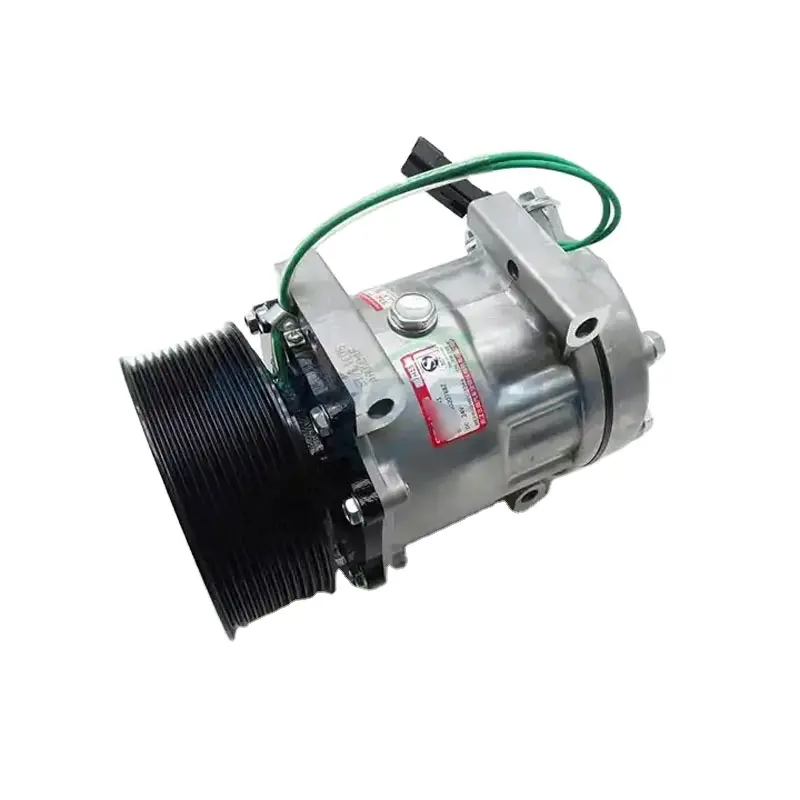 Excavator Air Conditioning Compressor 372-9295 3729295 for Caterpillar 320D 323D 324E C7.1 Auto Ac Aompressor PV12 126mm 24V