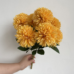 Bolas de pompón de 7 cabezas, ramos de diente de león 10cm de diámetro, novedad de <span class=keywords><strong>2022</strong></span> - Product Image 4