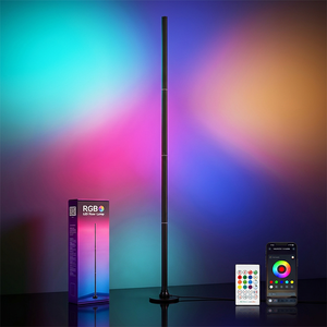 Iluminación Inteligente WiFi RGB, Control Remoto 2.4G, Luz LED RGB <span class=keywords><strong>de</strong></span> 1.6M <span class=keywords><strong>de</strong></span> Altura, Luz Ambiental <span class=keywords><strong>de</strong></span> Color Mágico - Product Image 1