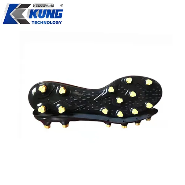 KINGKUNG avrupa standart renkli açık erkek TPU Suelas futbol ayakkabı tabanı outfutbol kramponları için