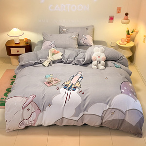 Set Quattro Pezzi per Bambini MM Carino Cartone Animato Classe A <span class=keywords><strong>in</strong></span> Morbida Pelliccia, Ispessito 240 Grammi, Invernale Doppio Strato <span class=keywords><strong>in</strong></span> Pelliccia per Ragazzi - Product Image 6