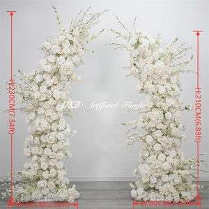 DKB Venta al por Mayor en Línea, Arco Floral Artificial con Ramas de Cuerno de Toro, Arreglo Floral Artificial para Arco de Boda, Decoración para Eventos - Product Image 2