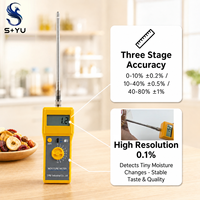 SYU111C Humidimètre à large plage 0-80% avec précision à trois niveaux et résolution de 0,1% pour aliments et testeur d'activité hydrogène