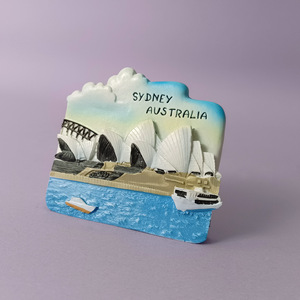 Personalizado Australia Oceanía Australia <span class=keywords><strong>Nueva</strong></span> <span class=keywords><strong>Zelanda</strong></span> Imanes de nevera Ciudad Viajes Recuerdos Fabricantes al por mayor 3D Creativo - Product Image 6