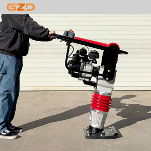 Proveedor de fábrica Motor de gasolina 5.5hp 6.5hp <span class=keywords><strong>Jumping</strong></span> Jacks Tamping Rammer Machine - Product Image 3