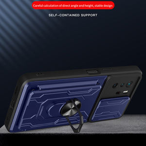 Coque magnétique avec anneau hybride en TPU, pour <span class=keywords><strong>Redmi</strong></span> <span class=keywords><strong>Note</strong></span> <span class=keywords><strong>10</strong></span> <span class=keywords><strong>Pro</strong></span>, avec béquille, porte-cartes amovible, personnalisé, 1 pièce - Product Image 5