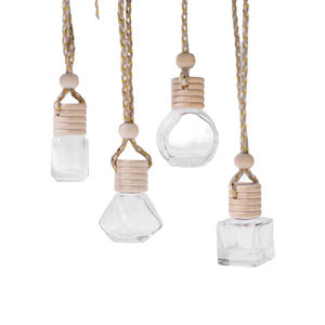 Nouvelles bouteilles de parfum de voiture vides 10 ml avec bouchon à vis en verre, flacons désodorisants - Product Image 5