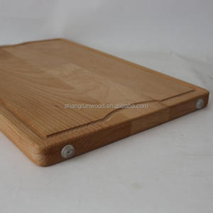 Planche à découper en bois massif réversible avec poignées et rainure pour le jus, épaisse planche à découper pour <span class=keywords><strong>boucher</strong></span>, planche à découper pour le fromage et la charcuterie - Product Image 6