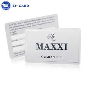 บัตร ZF CARD NTAG(R)216/213/215 กันน้ำ CR80 RFID/NFC บัตรธุรกิจพร้อมคิวอาร์โค้ดและ 13.56MHz สำหรับโซเชียลมีเดีย - Product Image 3