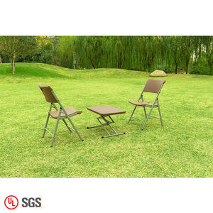 <strong>Low</strong> Prices Outdoor <strong>Table</strong> and Chair Modern Folding Portable Rattan Design <strong>Garden</strong> <strong>Table</strong> and Chair Set - Product Image 4
