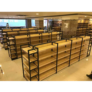 Cửa hàng tiện lợi hàng hóa Kệ nhiệm vụ ánh sáng siêu thị cửa hàng trưng bày kệ gỗ kệ giá - Product Image 3