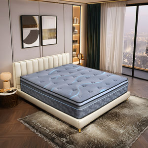 Mejor de lujo Gel de espuma de memoria colchones Queen Full King doble bolsillo primavera diseño para hoteles de fábrica al por mayor - Product Image 4