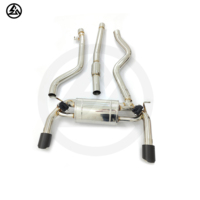 Envío Rápido, Sistema de Escape Valvetronic CSZ para BMW F30 340i F32 440i B58 3.0T, Acero Inoxidable, con Válvulas y Puntas de Escape