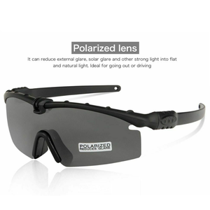 <span class=keywords><strong>Lunettes</strong></span> de tir de chasse tactique avec 4 lentilles interchangeables Protection des yeux à fort impact - Product Image 3