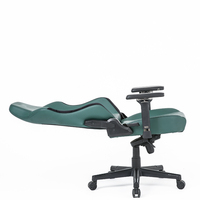 Chaise de bureau pivotante confortable pour le gaming, en cuir PU, design industriel, fonction rafraîchissante, accoudoirs 4D