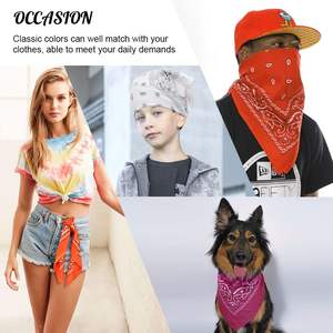 Écharpe de tête bandana unisexe pour bandeau de fête Écharpe polyvalente pour cheveux de cow-boy pour la moto - Product Image 4
